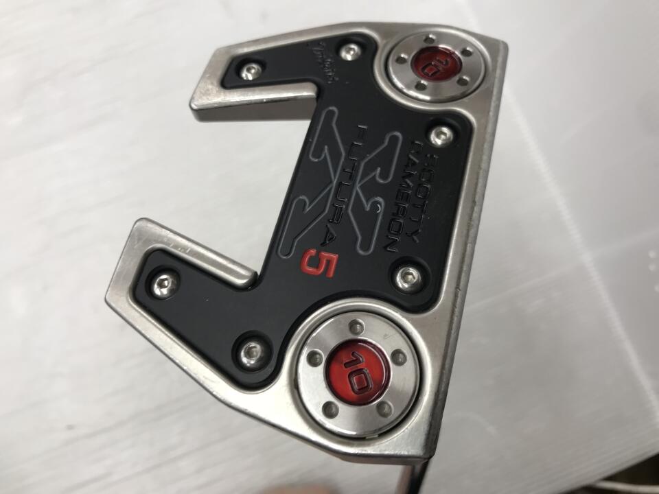 【中古】タイトリスト SC FUTURA X5 パター 34.0インチ ヘッドカバーあり オリジナルスチール Cランク 右利き用 Titleist ゴルフクラブ スコッティキャメロン フューチュラエックス ゴルフドゥ ゴ|ゴルフ ドゥ 中古クラブ店