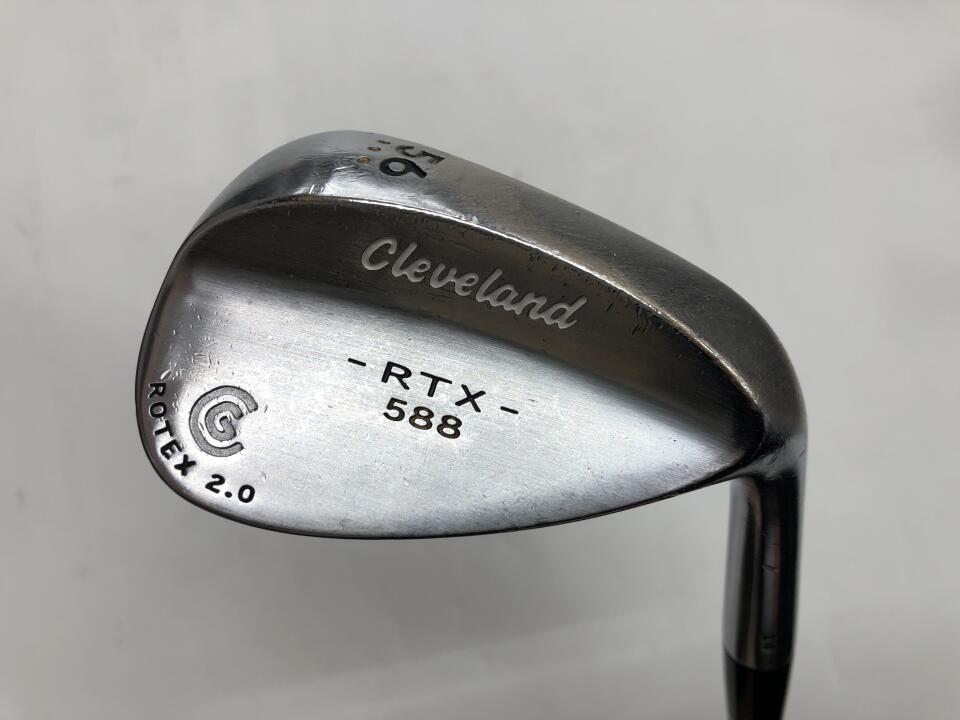 【中古】クリーブランド 588 RTX 2.0 CB ツアーサテン ウェッジ 56° S200フレックス 35.5インチ ダイナミックゴールド Dランク 右利き用 Cleveland ゴルフクラブ ゴルフドゥ ゴルフ用品 GOLF DO 中古ゴ