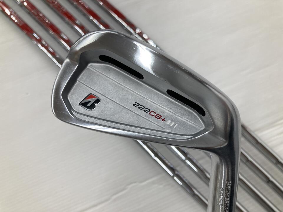 【中古】ブリヂストン 222CB+ アイアンセット Sフレックス 0.38インチ NSプロ MODUS 3 TOUR 105 Cランク 右利き用 BRIDGESTONE ゴルフクラブ ゴルフドゥ ゴルフ用品 GOLF DO 中古ゴルフクラブ