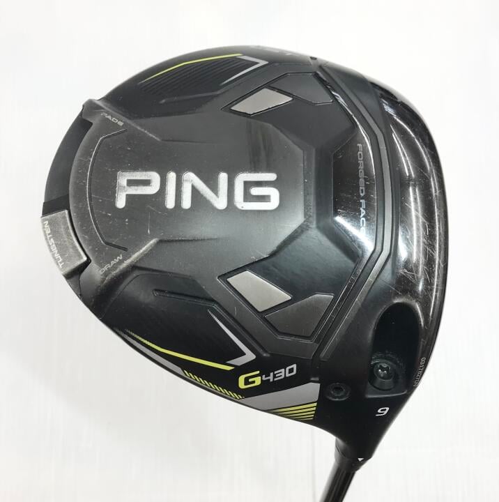 【中古】ピン G430 LST ドライバー 9° Sフレックス 45.25インチ ヘッドカバーあり Diamana W60 リシャフト品 Dランク 右利き用 PING ゴルフクラブ ゴルフドゥ ゴルフ用品 GOLF DO 中古ゴルフクラブ