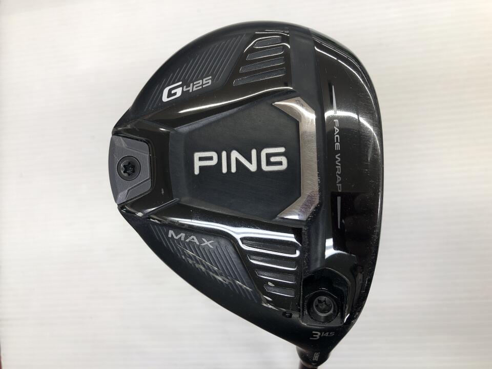 【中古】ピン G425 MAX フェアウェイウッド 3W 14.5° Rフレックス 43.0インチ ヘッドカバーあり ALTA J CB BLACK リシャフト品 Dランク 右利き用 PING ゴルフクラブ G425マックス ゴルフドゥ ゴルフ用品 G