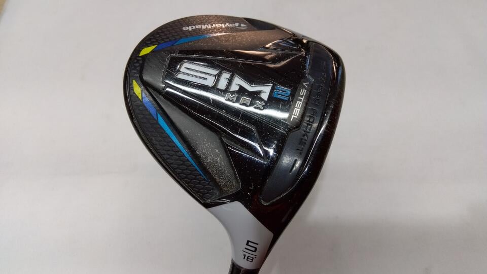 【中古】テーラーメイド SIM2 MAX フェアウェイウッド 5W 18° SRフレックス 42.25インチ TENSEI BLUE TM50(SIM2) Dランク 右利き用 Taylormade ゴルフクラブ シム2マックス ゴルフドゥ ゴルフ用品 GOLF DO 中古