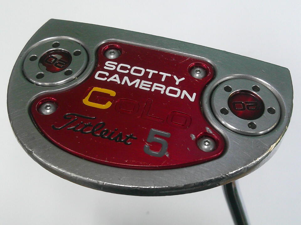 【中古】タイトリスト SC GoLo 5 2014 パター 33.0インチ ヘッドカバーあり オリジナルスチール Dランク 右利き用 Titleist ゴルフクラブ スコッティキャメロン ゴーロー ゴルフドゥ ゴルフ用品 GOLF