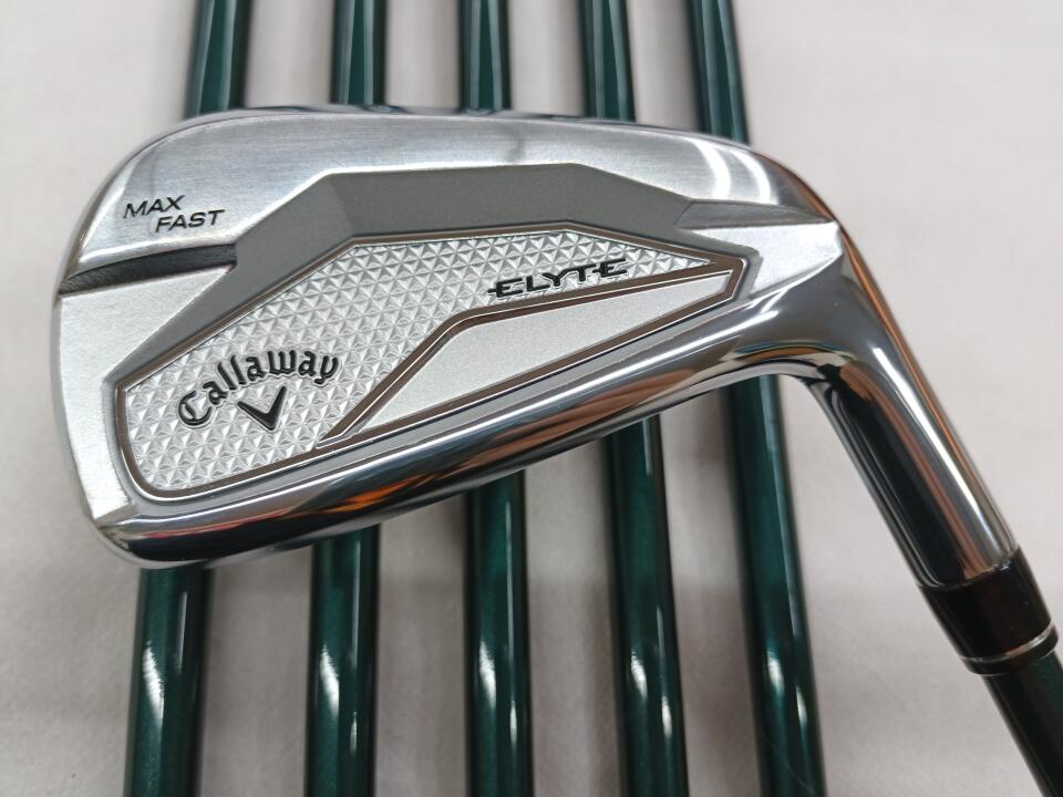 【中古】キャロウェイ ELYTE MAX FAST アイアンセット 25° Rフレックス 37.625インチ LIN-Q GREEN 40 for Callaway Bランク 右利き用 Callaway ゴルフクラブ エリートマックスファスト ゴルフドゥ ゴルフ用品