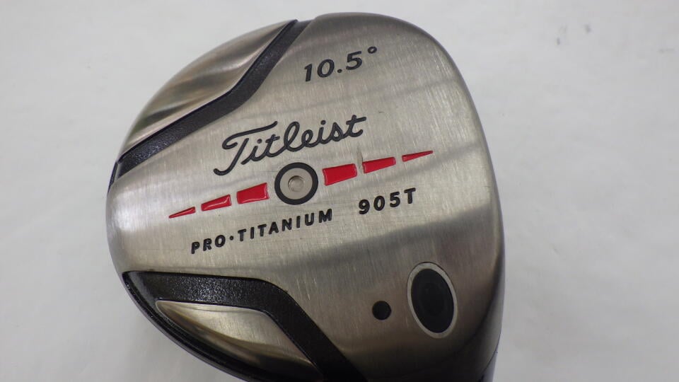 【中古】タイトリスト プロチタニウム905T ドライバー 10.5° Sフレックス 45.5インチ ヘッドカバーあり プロフォ-ス　V2　カスタム リシャフト品 Bランク 右利き用 Titleist ゴルフクラブ ゴルフ