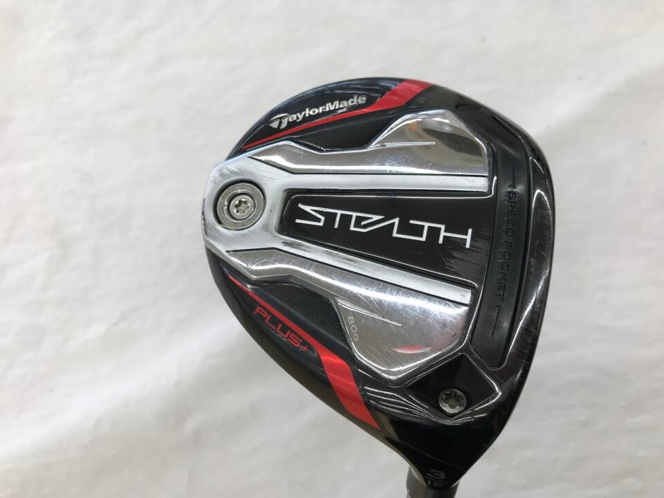 【中古】テーラーメイド STEALTH PLUS+ フェアウェイウッド 3W 15° Sフレックス 43.0インチ ヘッドカバーあり Diamana TM50 リシャフト品 Cランク 右利き用 Taylormade ゴルフクラブ ステルスプラス ゴル