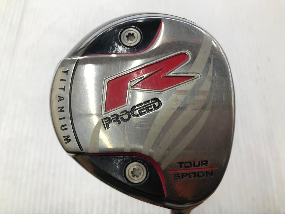 【中古】ジャスティック プロシードツアーコンクェスト R チタニウム フェアウェイウッド 3W 15° Xフレックス 43.25インチ Speeder FW 60 リシャフト品 Cランク 右利き用 JUSTICK ゴルフクラブ ゴル