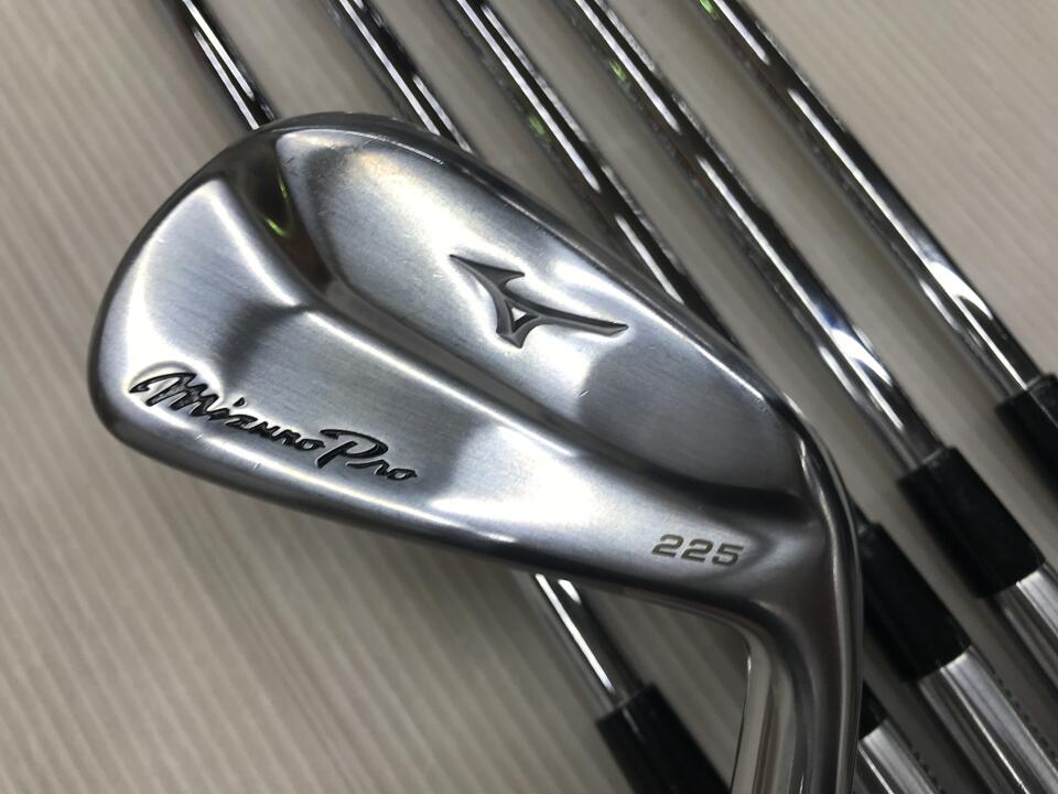 【中古】ミズノ Mizuno Pro 225 アイアンセット Rフレックス 38.0インチ NSプロ　Zelos7 リシャフト品 Cランク 右利き用 MIZUNO ゴルフクラブ ミズノプロ ゴルフドゥ ゴルフ用品 GOLF DO 中古ゴルフクラ