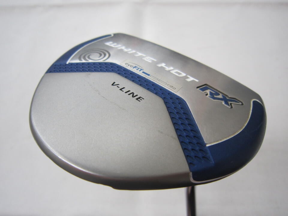 【中古】オデッセイ ホワイト ホット RX V-LINE パター 34.0インチ オリジナルスチール(SS2.0ｸﾞﾘｯﾌﾟ) Cランク 右利き用 ODYSSEY ゴルフクラブ ゴルフドゥ ゴルフ用品 GOLF DO 中古ゴルフクラブ
