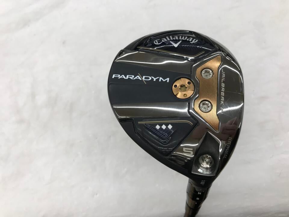 【中古】キャロウェイ PARADYM ◆◆◆ フェアウェイウッド 5W 18° Sフレックス 42.25インチ ヘッドカバーあり ツアーAD IZ-5 リシャフト品 Cランク 右利き用 Callaway ゴルフクラブ パラダイム トリプ