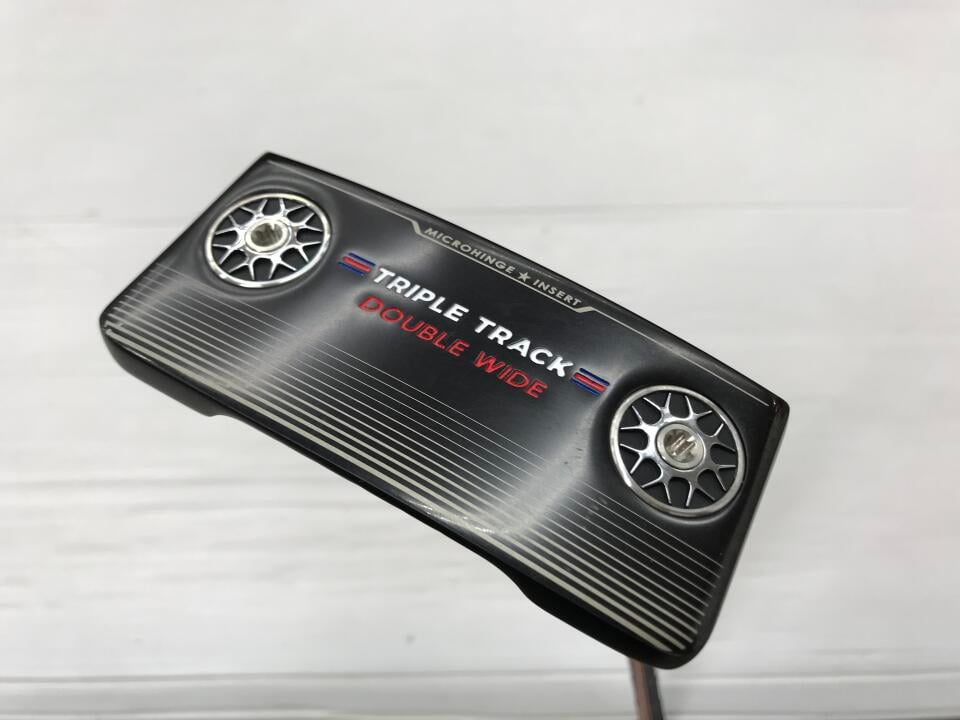 【中古】オデッセイ TRIPLE TRACK DOUBLE WIDE パター 33.0インチ ヘッドカバーあり STROKE LAB Cランク 右利き用 ODYSSEY ゴルフクラブ ゴルフドゥ ゴルフ用品 GOLF DO 中古ゴルフクラブ