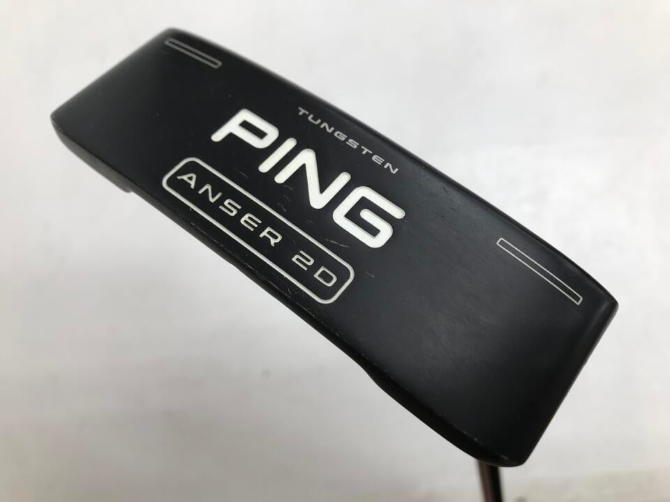 【中古】【訳あり】ピン 2023 ANSER 2D パター 34.0インチ オリジナルスチール Dランク 右利き用 PING ゴルフクラブ ゴルフドゥ ゴルフ用品 GOLF DO 中古ゴルフクラブ