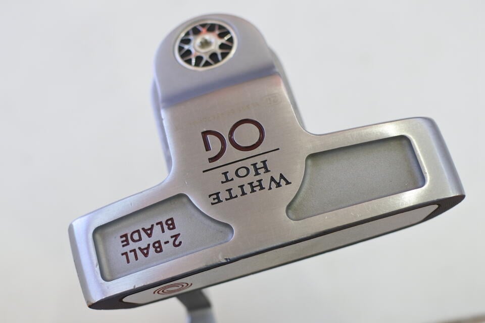 【中古】オデッセイ ホワイト ホット OG 2-BALL BLADE TOUR LINED パター 33.0インチ ヘッドカバーあり オリジナルスチール Dランク 右利き用 ODYSSEY ゴルフクラブ ゴルフドゥ ゴルフ用品 GOLF DO 中古ゴ