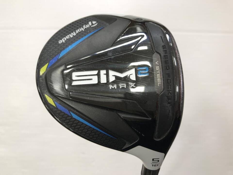 【中古】テーラーメイド SIM2 MAX フェアウェイウッド 5W 18° Sフレックス 42.25インチ TENSEI BLUE TM50(SIM2) Cランク 右利き用 Taylormade ゴルフクラブ シム2マックス ゴルフドゥ ゴルフ用品 GOLF DO 中古