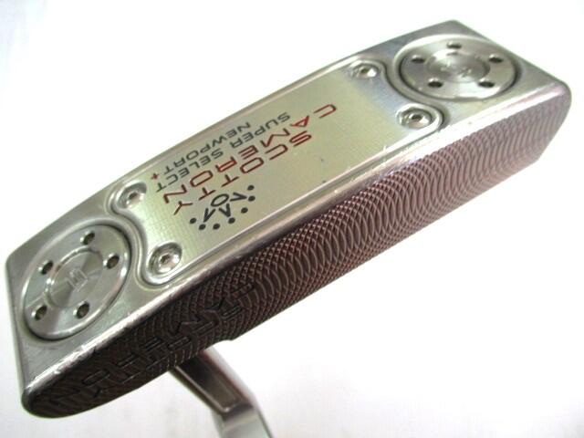 【中古】タイトリスト SC SUPER SELECT NEWPORT+ パター 34.0インチ ヘッドカバーあり オリジナルスチール Dランク 右利き用 Titleist ゴルフクラブ スコッティキャメロン スーパーセレクト ニューポ