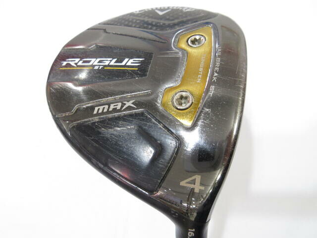 【中古】キャロウェイ ROGUE ST MAX フェアウェイウッド 4W 16.5° SRフレックス 43.0インチ ヘッドカバーあり VENTUS 5 for Callaway Dランク 右利き用 Callaway ゴルフクラブ ローグSTマックス ゴルフドゥ