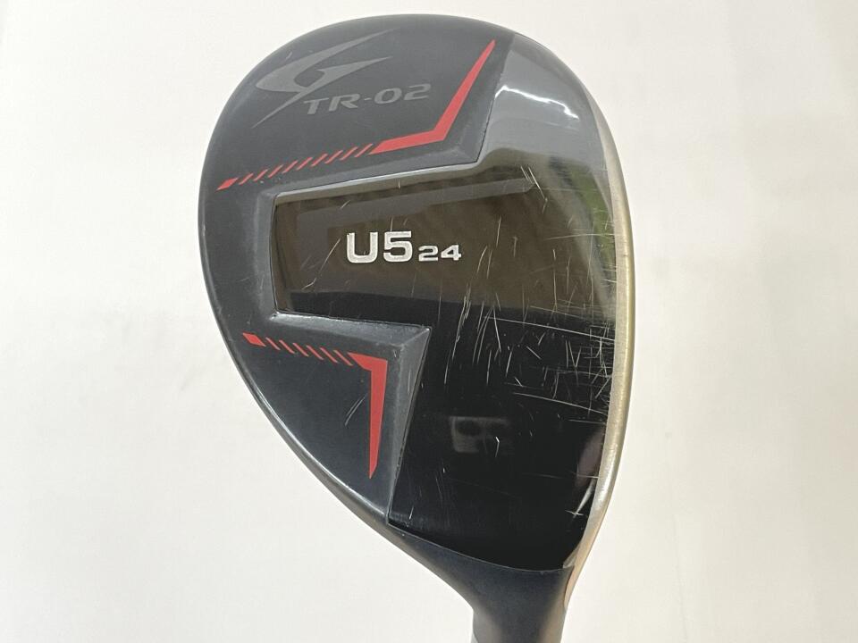 【中古】ツルヤ GOLDEN PRIX UT-i ユーティリティ 24° Sフレックス 39.0インチ TENSEIGOLDEN　PRIX　TR-02 リシャフト品 Dランク 右利き用 TSURUYA ゴルフクラブ ゴルフドゥ ゴルフ用品 GOLF DO 中古ゴルフク
