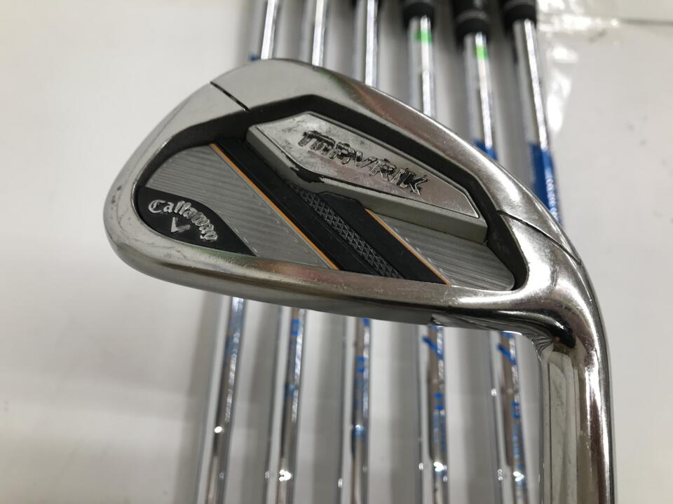 【中古】キャロウェイ MAVRIK アイアンセット Sフレックス 37.75インチ NSプロ Zelos 7 Cランク 右利き用 Callaway ゴルフクラブ マーベリック ゴルフドゥ ゴルフ用品 GOLF DO 中古ゴルフクラブ