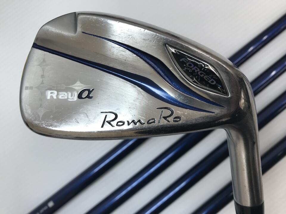 【中古】ロマロ Ray α 2019 アイアンセット Rフレックス 37.75インチ RomaRo RJ-Ti5 Dランク 右利き用 RomaRo ゴルフクラブ ゴルフドゥ ゴルフ用品 GOLF DO 中古ゴルフクラブ