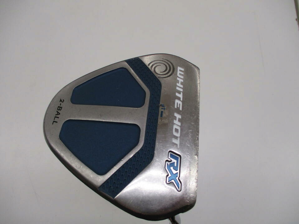 【中古】オデッセイ ホワイト ホット RX 2・BALL V-LINE パター 34.0インチ オリジナルスチール(SS2.0ｸﾞﾘｯﾌﾟ) Cランク 右利き用 ODYSSEY ゴルフクラブ ゴルフドゥ ゴルフ用品 GOLF DO 中古ゴルフ