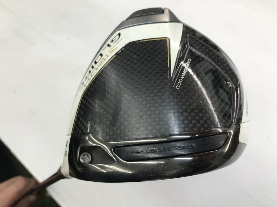 【中古】【訳あり】テーラーメイド STEALTH GLOIRE+ ドライバー 9.5° Sフレックス 45.25インチ ヘッドカバーあり KUROKAGE TM5※M3純正 リシャフト品 Cランク 右利き用 Taylormade ゴルフクラブ ステルス
