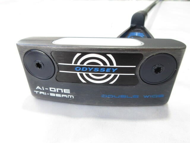 【中古】オデッセイ Ai-ONE TRI-BEAM DOUBLE WIDE パター 33.0インチ ヘッドカバーあり オリジナルスチール Cランク 右利き用 ODYSSEY ゴルフクラブ ゴルフドゥ ゴルフ用品 GOLF DO 中古ゴルフクラブ