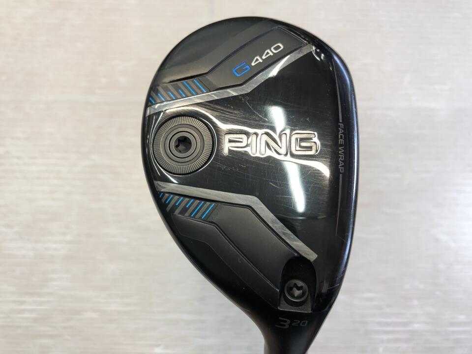 【中古】ピン G440 ユーティリティ 20° Sフレックス 40.0インチ ヘッドカバーあり TOUR 2.0 CHROME 85 Cランク 右利き用 PING ゴルフクラブ ゴルフドゥ ゴルフ用品 GOLF DO 中古ゴルフクラブ