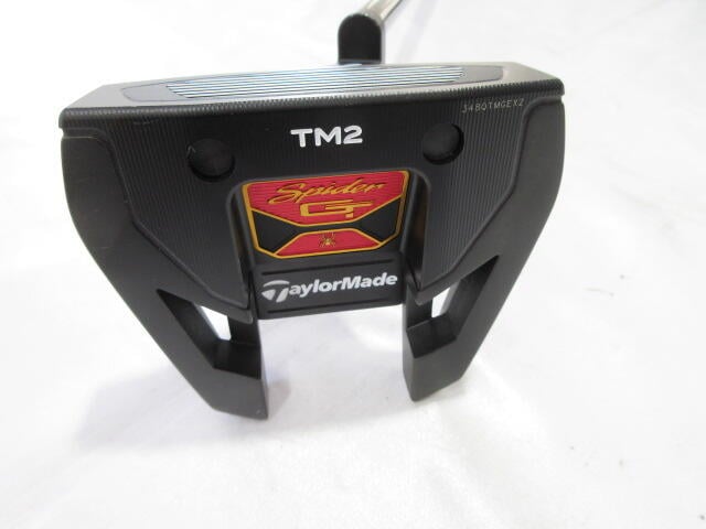 【中古】テーラーメイド Spider GT BLACK TM2 パター 34.0インチ ヘッドカバーあり オリジナルスチール Cランク 右利き用 Taylormade ゴルフクラブ ゴルフドゥ ゴルフ用品 GOLF DO 中古ゴルフクラブ