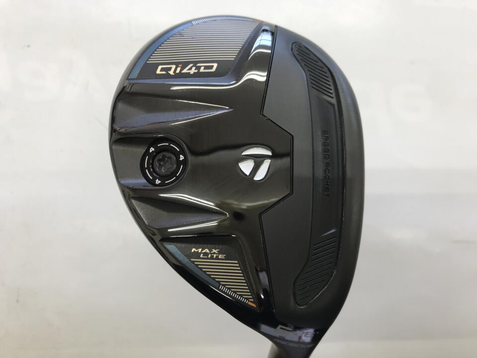 【中古】テーラーメイド Qi4D MAX LITE ユーティリティ 26° Rフレックス 39.25インチ ヘッドカバーあり REAX 45 (Qi4D) Bランク 右利き用 Taylormade ゴルフクラブ Qi4Dマックスライト ゴルフドゥ ゴルフ用|ゴルフ ドゥ 中古クラブ店