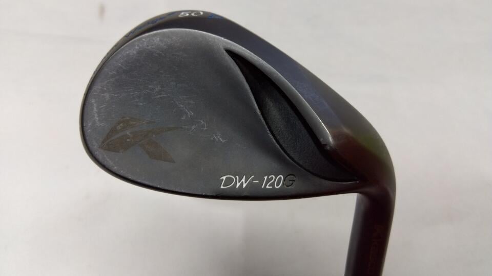 【中古】キャスコ Dolphin Wedge DW-120G ブラック ウェッジ 50° S200フレックス 35.25インチ ダイナミックゴールド Cランク 右利き用 Kasco ゴルフクラブ ゴルフドゥ ゴルフ用品 GOLF DO 中古ゴルフクラ