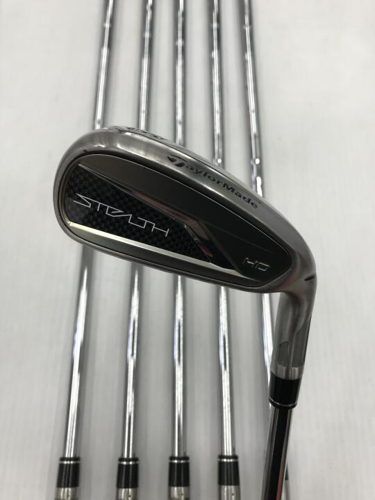 【中古】テーラーメイド STEALTH HD アイアンセット 23.5° Sフレックス 38.25インチ KBS MAX MT80 JP Cランク 右利き用 Taylormade ゴルフクラブ ステルスHD ゴルフドゥ ゴルフ用品 GOLF DO 中古ゴルフクラブ