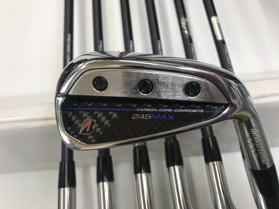 【中古】ブリヂストン 245MAX アイアンセット Rフレックス 37.5インチ VANQUISH BSi for MAX Cランク 右利き用 BRIDGESTONE ゴルフクラブ ゴルフドゥ ゴルフ用品 GOLF DO 中古ゴルフクラブ
