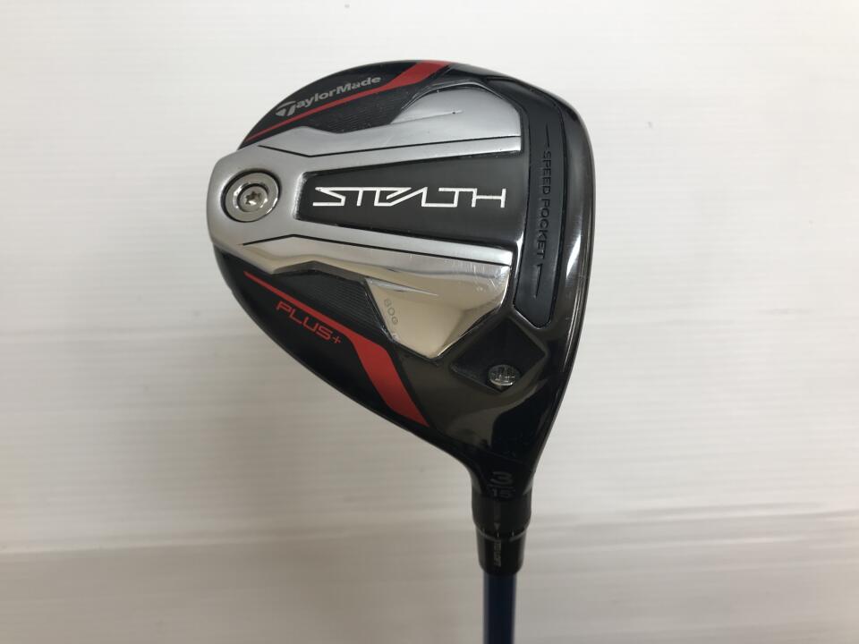 【中古】テーラーメイド STEALTH PLUS+ フェアウェイウッド 3W 15° Sフレックス 42.75インチ ヘッドカバーあり SPEEDER NX60 Cランク 右利き用 Taylormade ゴルフクラブ ステルスプラス ゴルフドゥ ゴルフ