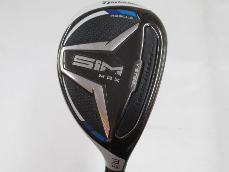 【中古】テーラーメイド SIM MAX ユーティリティ 19° Rフレックス 40.25インチ TENSEI BLUE TM60 Dランク 右利き用 Taylormade ゴルフクラブ シムマックス ゴルフドゥ ゴルフ用品 GOLF DO 中古ゴルフクラブ