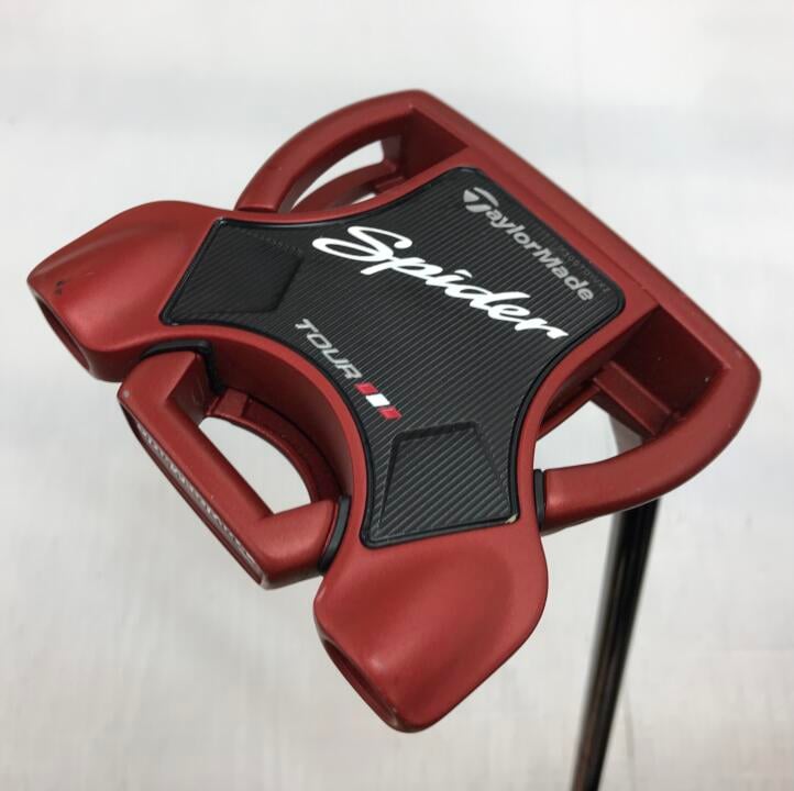 【中古】テーラーメイド Spider TOUR Red パター 33.5インチ オリジナルスチール Cランク 右利き用 Taylormade ゴルフクラブ ゴルフドゥ ゴルフ用品 GOLF DO 中古ゴルフクラブ