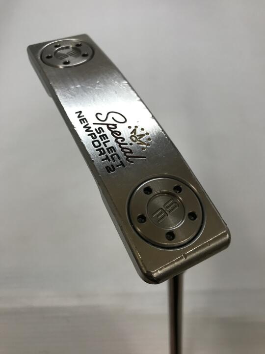 【中古】タイトリスト SC Special SELECT NEWPORT 2 パター 34.0インチ オリジナルスチール Dランク 右利き用 Titleist ゴルフクラブ スコッティキャメロン スペシャルセレクト ニューポート2 ゴルフド