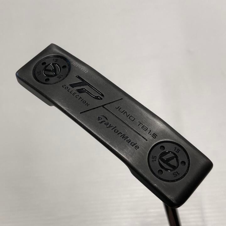 【中古】テーラーメイド TP COLLECTION BLACK JUNO TB1.5 パター 33.0インチ ヘッドカバーあり オリジナルスチール Cランク 右利き用 Taylormade ゴルフクラブ ゴルフドゥ ゴルフ用品 GOLF DO 中古ゴルフク