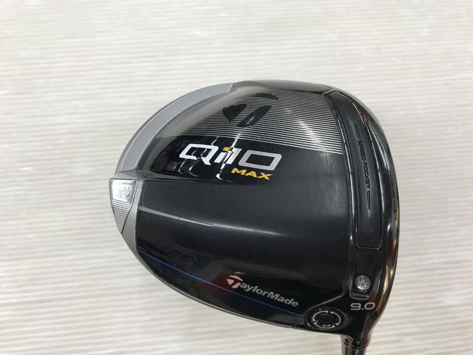 【中古】テーラーメイド Qi10 MAX ドライバー 9&deg; Sフレックス 45.25インチ ヘッドカバーあり Diamana BLUE TM50 Dランク 右利き用 Taylormade ゴルフクラブ Qi10マックス ゴルフドゥ ゴルフ用品 GOLF DO 中古｜ゴルフ ドゥ 中古クラブ店