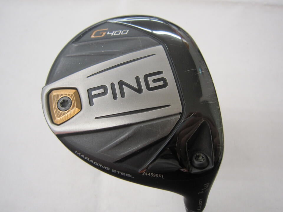 【中古】ピン G400 フェアウェイウッド 3W 14.5° Sフレックス 43.25インチ ヘッドカバーあり ◆リシャフト◆ATTAS 6★ 6 リシャフト品 Cランク 右利き用 PING ゴルフクラブ ゴルフドゥ ゴルフ用品 GO
