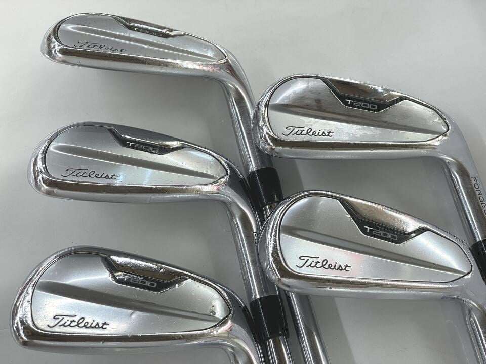 【中古】タイトリスト T200 2021 アイアンセット Sフレックス 37.5インチ NSプロ880AMC Cランク 右利き用 Titleist ゴルフクラブ ゴルフドゥ ゴルフ用品 GOLF DO 中古ゴルフクラブ