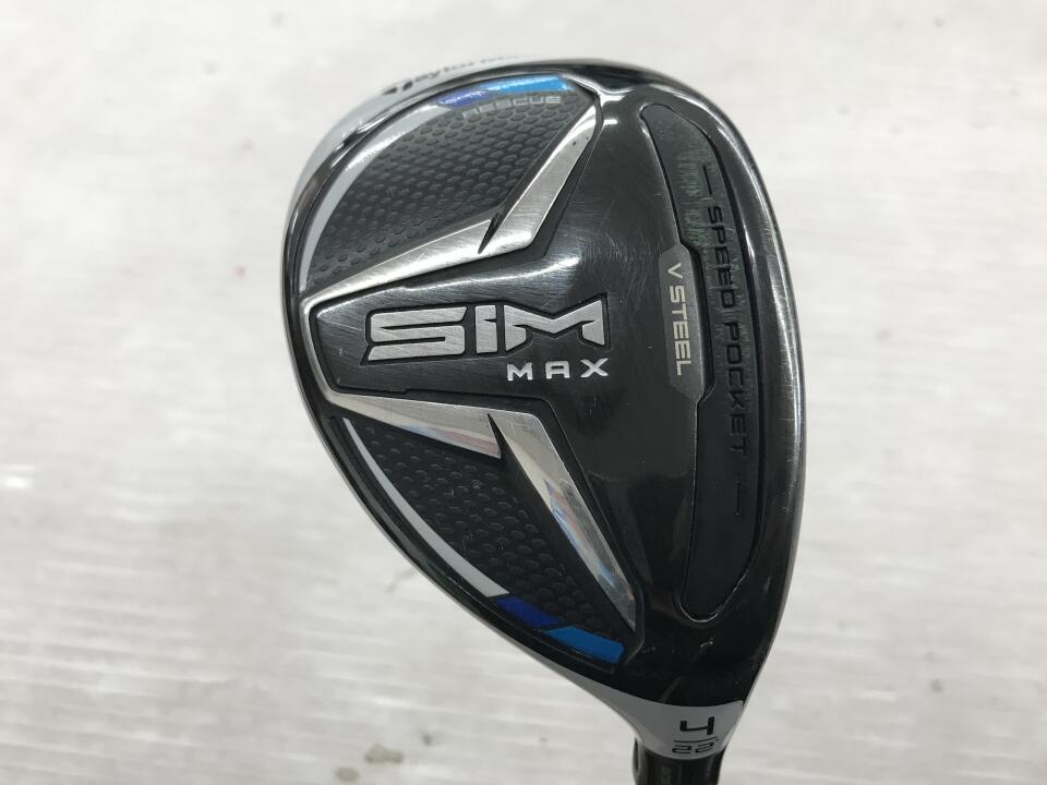 【中古】テーラーメイド SIM MAX ユーティリティ 22° Sフレックス 39.75インチ NSプロ MODUS GOST HYBRID リシャフト品 Cランク 右利き用 Taylormade ゴルフクラブ シムマックス ゴルフドゥ ゴルフ用品 GO