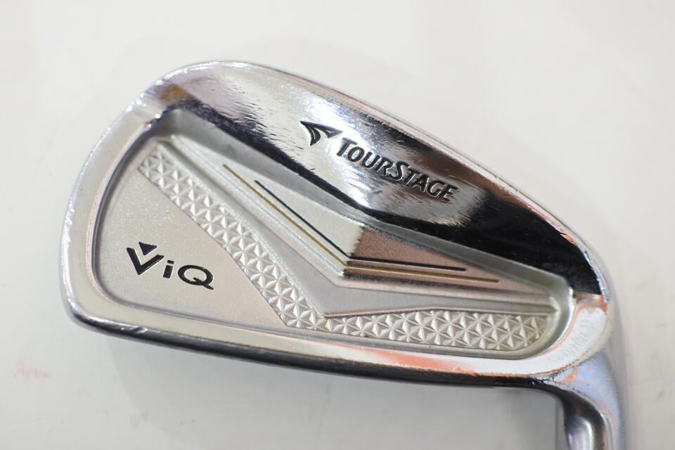 【中古】ブリヂストン ツアーステージ V-iQ フォージド (2012) アイアンセット 24° Rフレックス 38.0インチ ツアーAD AD-75 リシャフト品 Dランク 右利き用 BRIDGESTONE ゴルフクラブ ゴルフドゥ ゴル