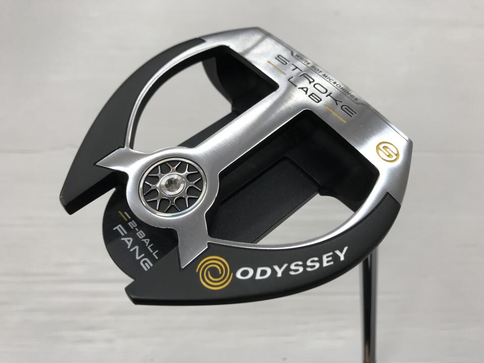 【中古】オデッセイ STROKE LAB 2-BALL FANG S パター 35.0インチ オリジナルスチール Cランク 右利き用 ODYSSEY ゴルフクラブ ゴルフドゥ ゴルフ用品 GOLF DO 中古ゴルフクラブ