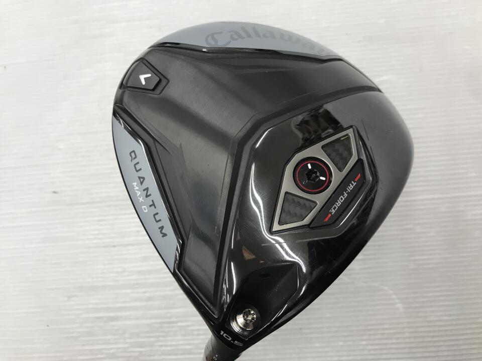 【中古】キャロウェイ QUANTUM MAX D ドライバー 10.5° Sフレックス 45.25インチ ヘッドカバーあり ATHLEMAX 50 for Callaway Cランク 右利き用 Callaway ゴルフクラブ クオンタムマックスD ゴルフドゥ ゴル