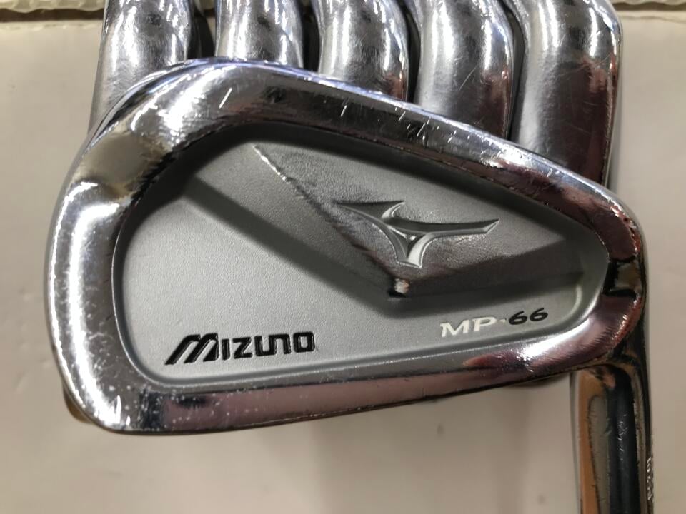 【中古】ミズノ MP-66 アイアンセット S200フレックス 37.75インチ ダイナミックゴールド Cランク 右利き用 MIZUNO ゴルフクラブ ゴルフドゥ ゴルフ用品 GOLF DO 中古ゴルフクラブ