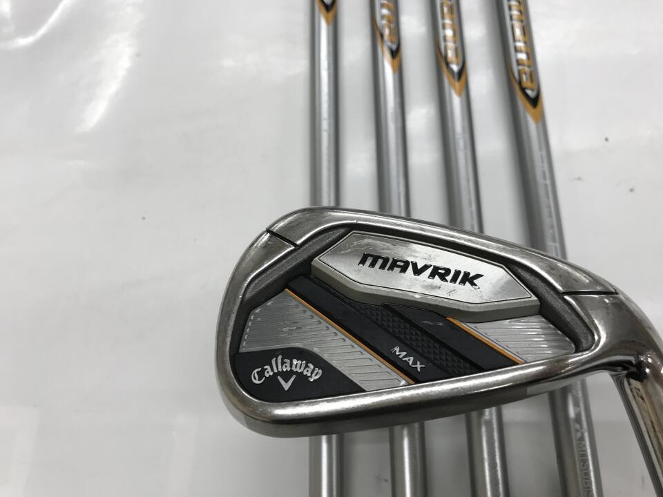 【中古】キャロウェイ MAVRIK MAX アイアンセット 26° Rフレックス 37.75インチ Diamana 40 for Callaway Cランク 右利き用 Callaway ゴルフクラブ マーベリックマックス ゴルフドゥ ゴルフ用品 GOLF DO 中古