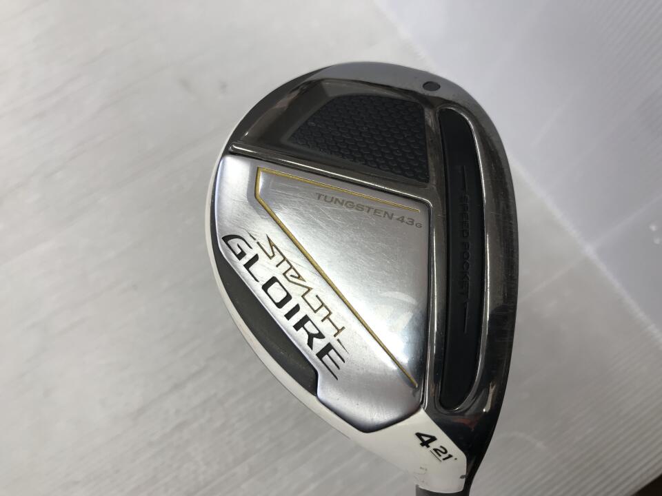 【中古】テーラーメイド STEALTH GLOIRE ユーティリティ 21° Sフレックス 39.75インチ ヘッドカバーあり SPEEDER NX for TM Dランク 右利き用 Taylormade ゴルフクラブ ステルスグローレ ゴルフドゥ ゴルフ