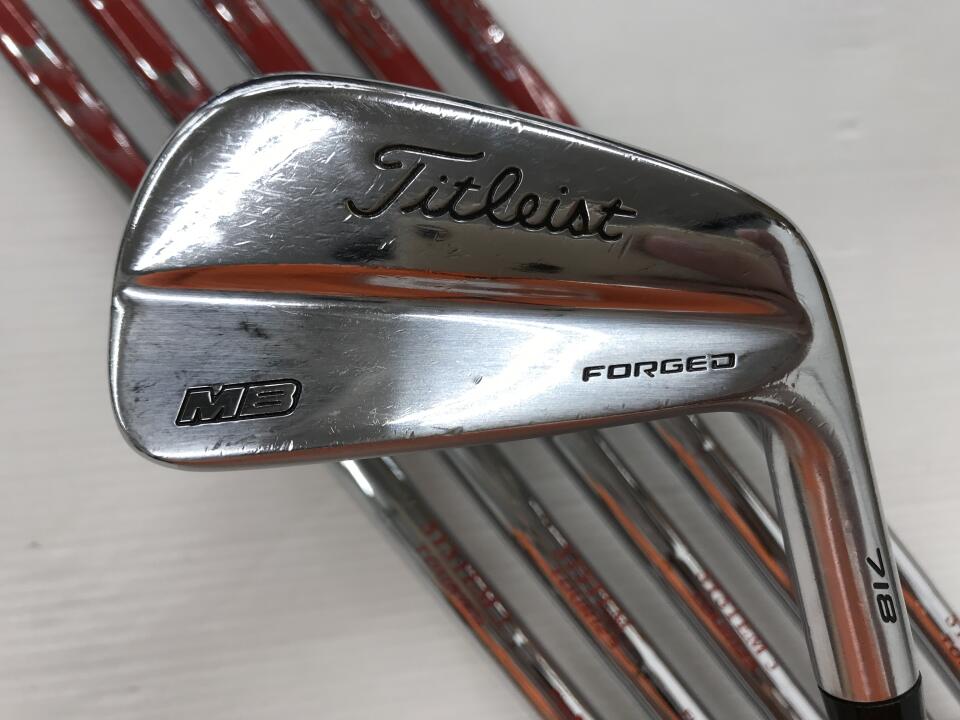 【中古】タイトリスト MB 718 アイアンセット Xフレックス 38.0インチ NSプロ MODUS 3 SYSTEM 3 TOUR 125 リシャフト品 Cランク 右利き用 Titleist ゴルフクラブ ゴルフドゥ ゴルフ用品 GOLF DO 中古ゴルフク