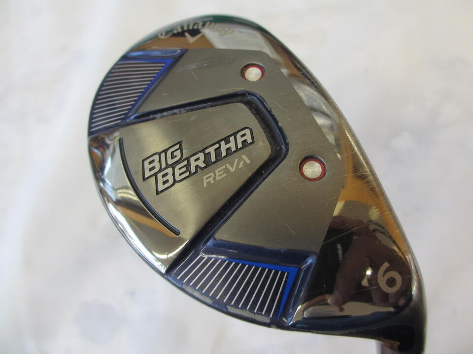 【中古】【レディースモデル】キャロウェイ BIG BERTHA REVA US ユーティリティ 30° Wフレックス 38.5インチ ヘッドカバーあり RCH 45 Graphite Dランク 右利き用 Callaway ゴルフクラブ ゴルフドゥ ゴル