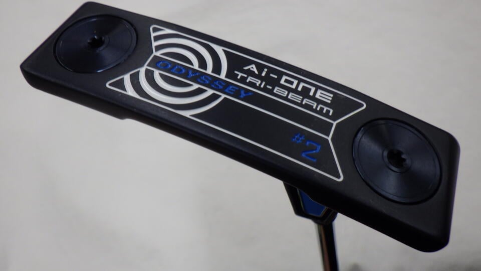 【中古】オデッセイ Ai-ONE TRI-BEAM #2 パター 34.0インチ ヘッドカバーあり オリジナルスチール Cランク 右利き用 ODYSSEY ゴルフクラブ ゴルフドゥ ゴルフ用品 GOLF DO 中古ゴルフクラブ